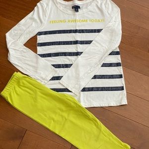 Adorable long sleeve and legging set!